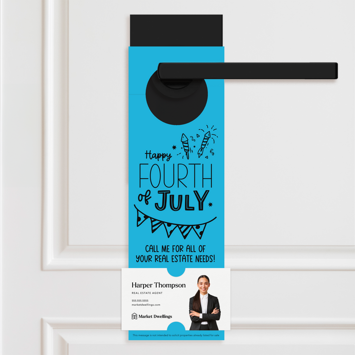 Happy Fourth of July | Real Estate Door Hangers