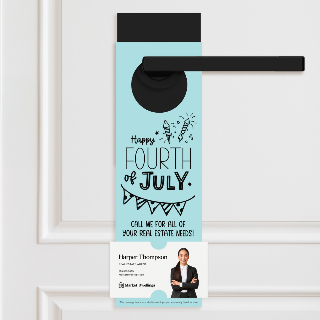 Happy Fourth of July | Real Estate Door Hangers