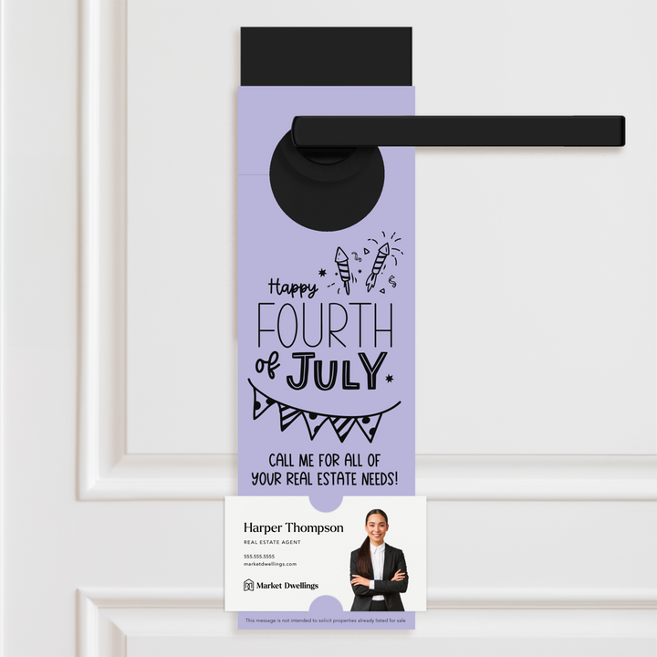 Happy Fourth of July | Real Estate Door Hangers