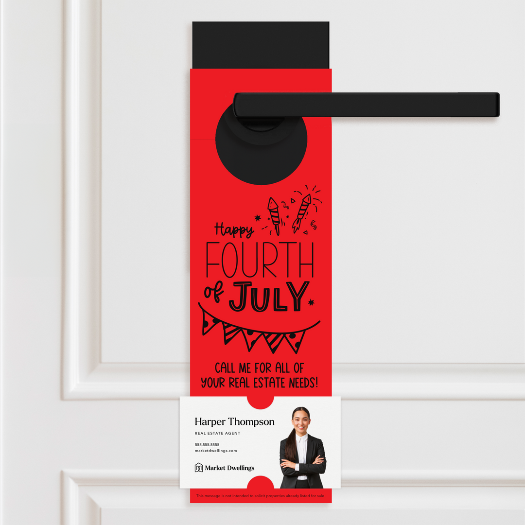 Happy Fourth of July | Real Estate Door Hangers