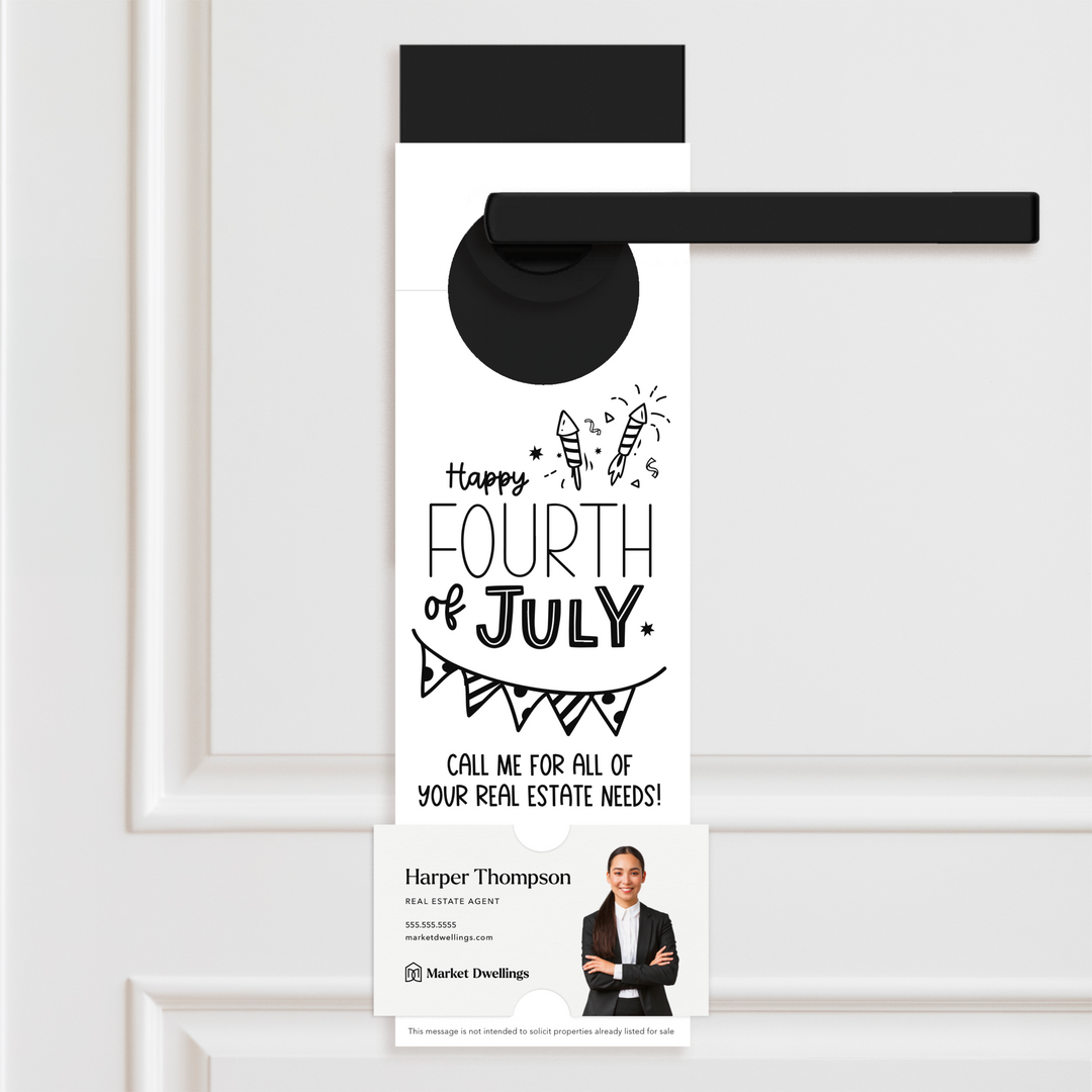 Happy Fourth of July | Real Estate Door Hangers