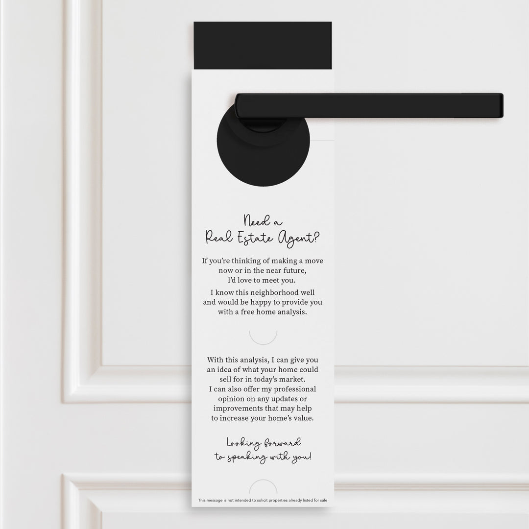 Vertical | I Just Sold Your Neighbor's House | Double Sided Real Estate Door Hangers | 17-DH005