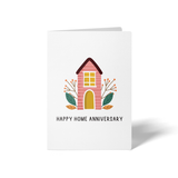 Happy Home Anniversary | Real Estate & Mortgage Greeting Cards with Envelopes Greeting Card Market Dwellings