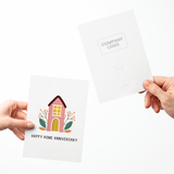 Happy Home Anniversary | Real Estate & Mortgage Greeting Cards with Envelopes Greeting Card Market Dwellings