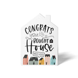 "Congrats You Bought a House" Closing Day | Real Estate & Mortgage Greeting Cards with Envelopes Greeting Card Market Dwellings