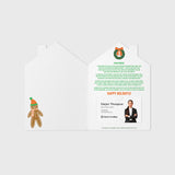 Wishing you a Magical Holiday Season | Real Estate Greeting Cards with Envelopes Greeting Card Market Dwellings