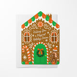 Wishing you a Magical Holiday Season | Real Estate Greeting Cards with Envelopes Greeting Card Market Dwellings