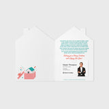Wrap up Your Dream Home this Christmas | Real Estate Greeting Cards with Envelopes Greeting Card Market Dwellings