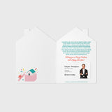 Wrap up Your Dream Home this Christmas | Real Estate Greeting Cards with Envelopes Greeting Card Market Dwellings