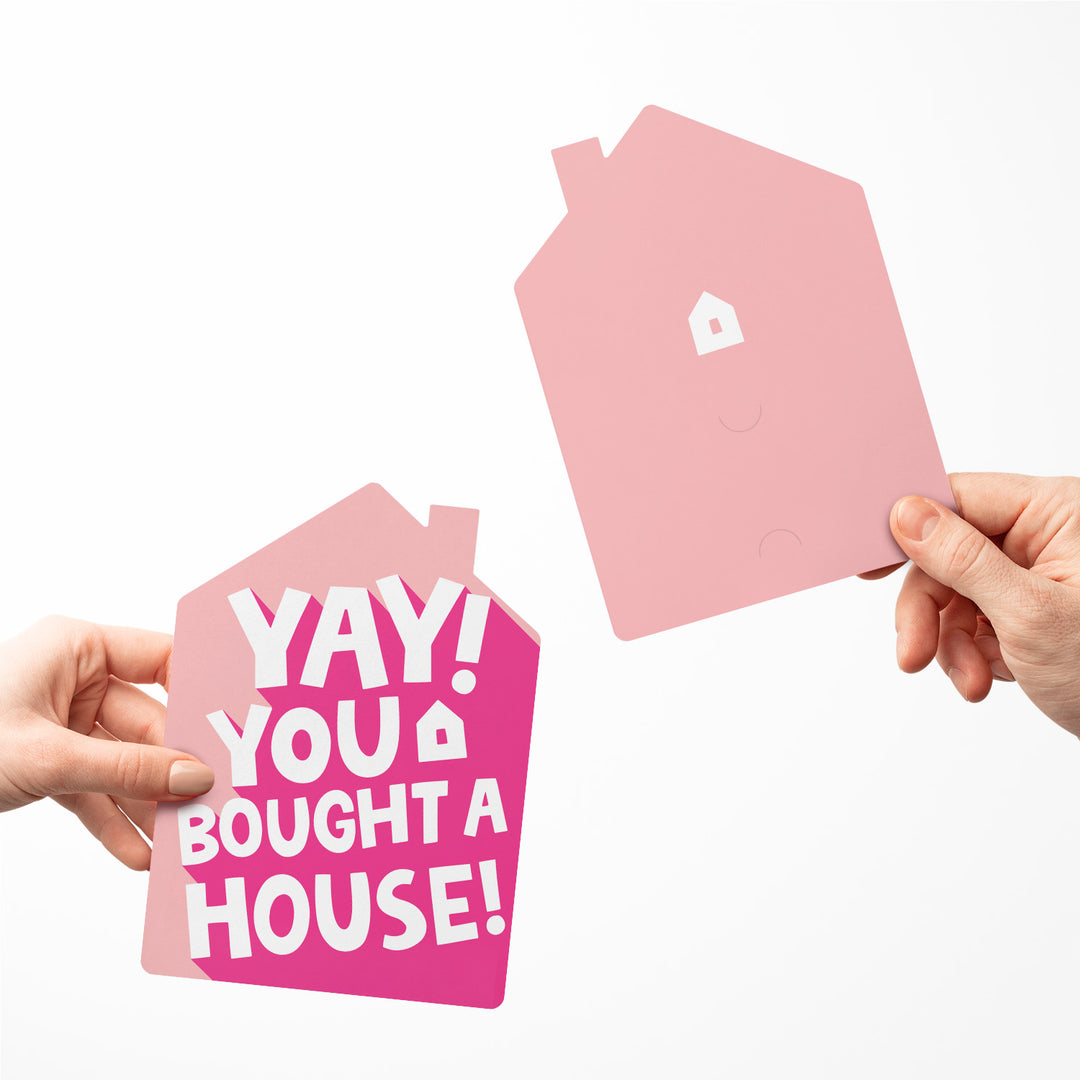 Set of Yay! You bought a House! | Greeting Cards | Envelopes Included | 172-GC002-AB Greeting Card Market Dwellings