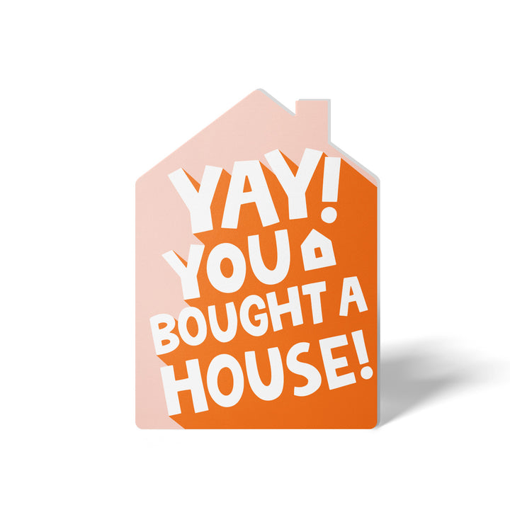 Set of Yay! You bought a House! | Greeting Cards | Envelopes Included | 172-GC002-AB Greeting Card Market Dwellings SUNRISE ORANGE