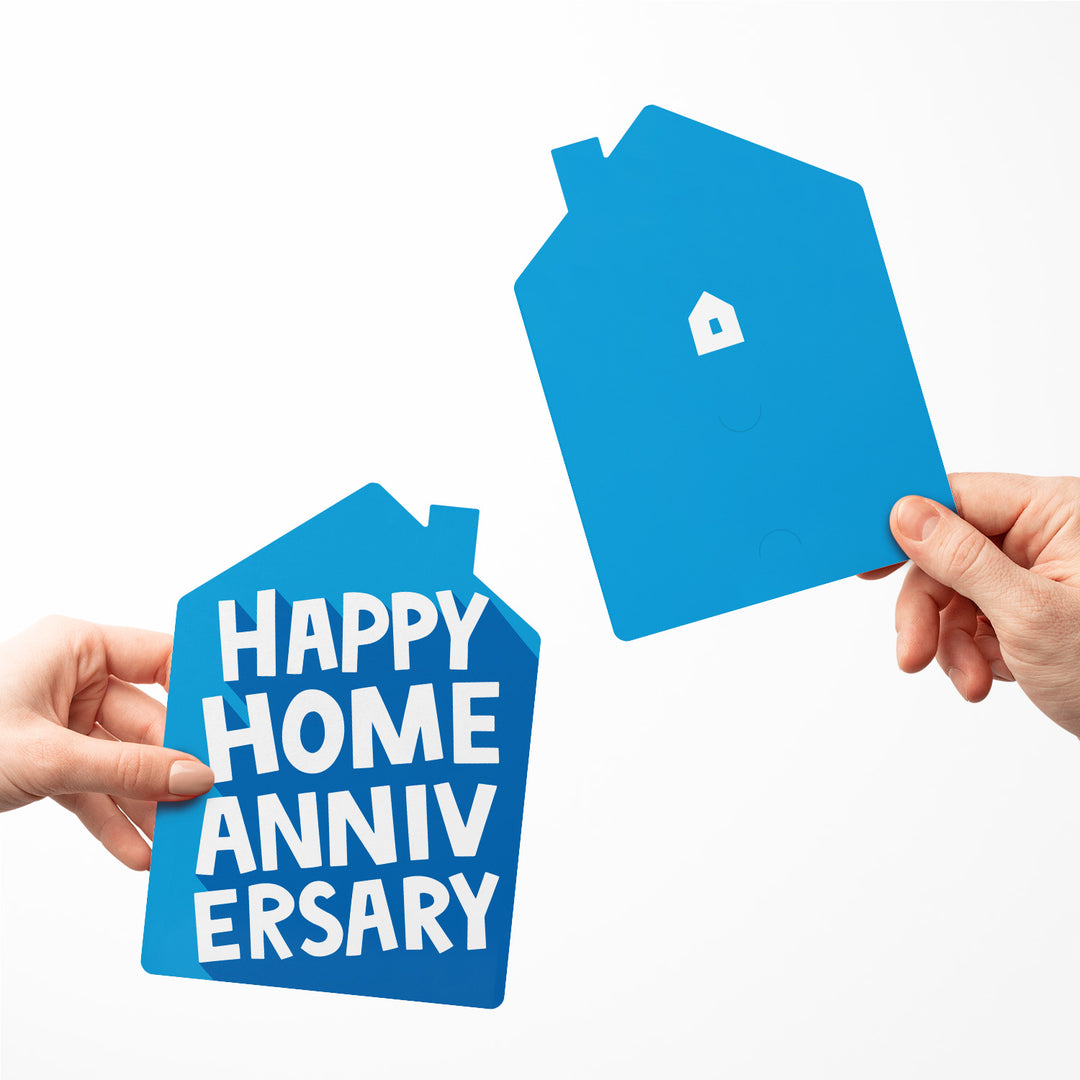 Set of Happy Home Anniversary | Greeting Cards | Envelopes Included | 173-GC002-AB Greeting Card Market Dwellings