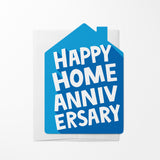 Happy Home Anniversary | Real Estate Greeting Cards with Envelopes Greeting Card Market Dwellings