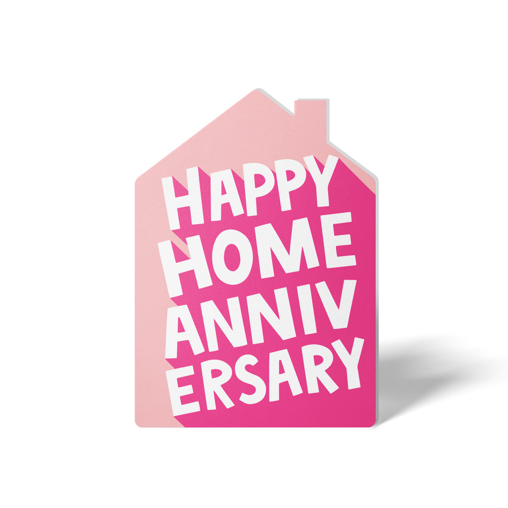 Happy Home Anniversary | Real Estate Greeting Cards with Envelopes Greeting Card Market Dwellings PINK SHERBET 10
