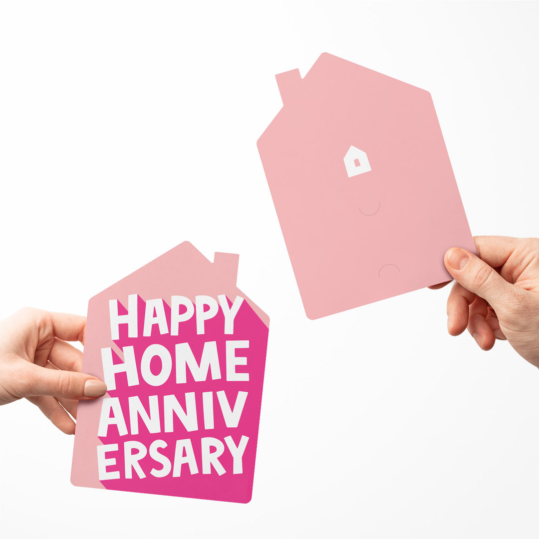 Set of Happy Home Anniversary | Greeting Cards | Envelopes Included | 173-GC002-AB Greeting Card Market Dwellings