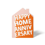 Happy Home Anniversary | Real Estate Greeting Cards with Envelopes Greeting Card Market Dwellings TANGERINE 10