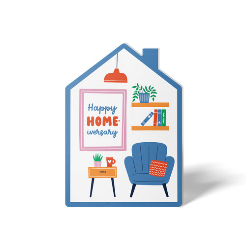 Happy Home-iversary | Real Estate Greeting Cards with Envelopes Greeting Card Market Dwellings
