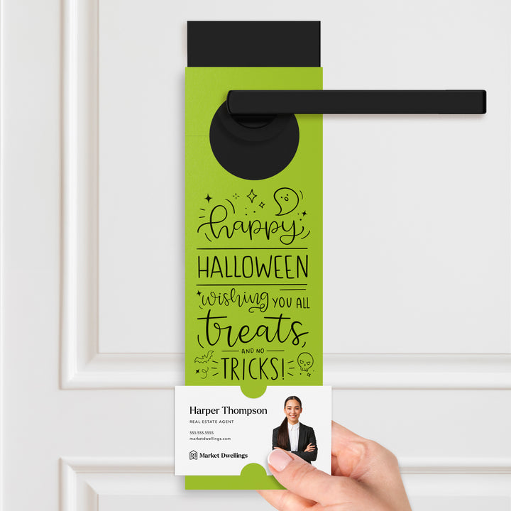 Happy Halloween | Door Hangers | 18-DH001 Door Hanger Market Dwellings