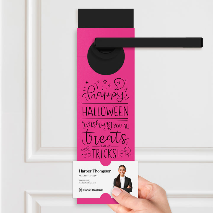 Happy Halloween | Door Hangers | 18-DH001 Door Hanger Market Dwellings