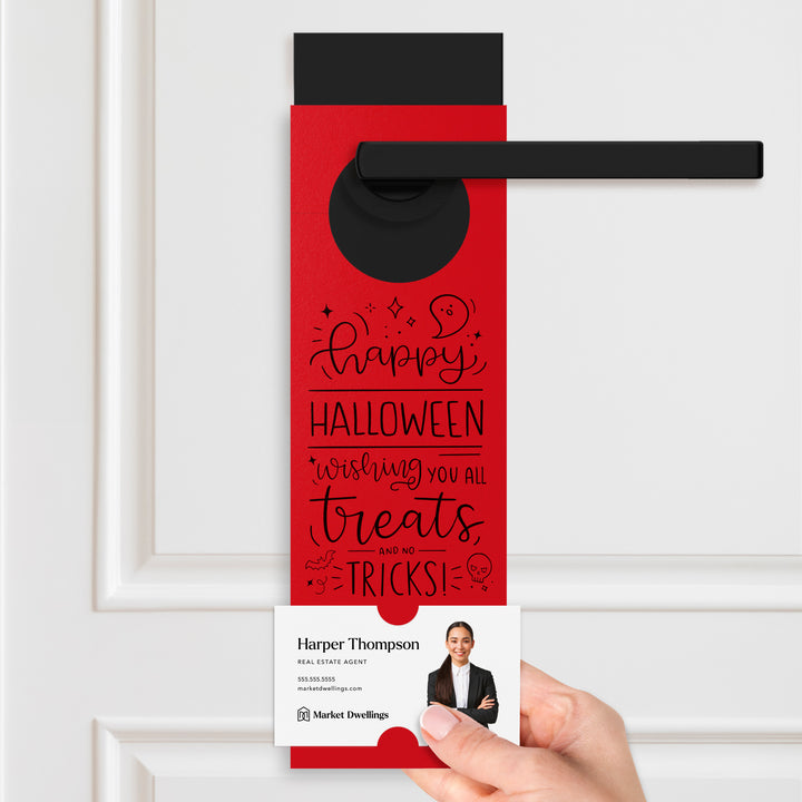 Happy Halloween | Door Hangers | 18-DH001 Door Hanger Market Dwellings