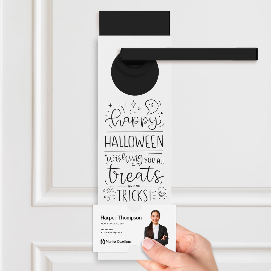 Happy Halloween | Door Hangers | 18-DH001 Door Hanger Market Dwellings