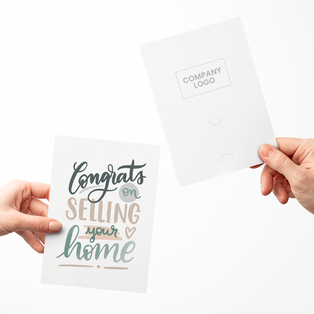 Set of Congrats on Selling Your Home Greeting Cards | Envelopes Included Greeting Card Market Dwellings