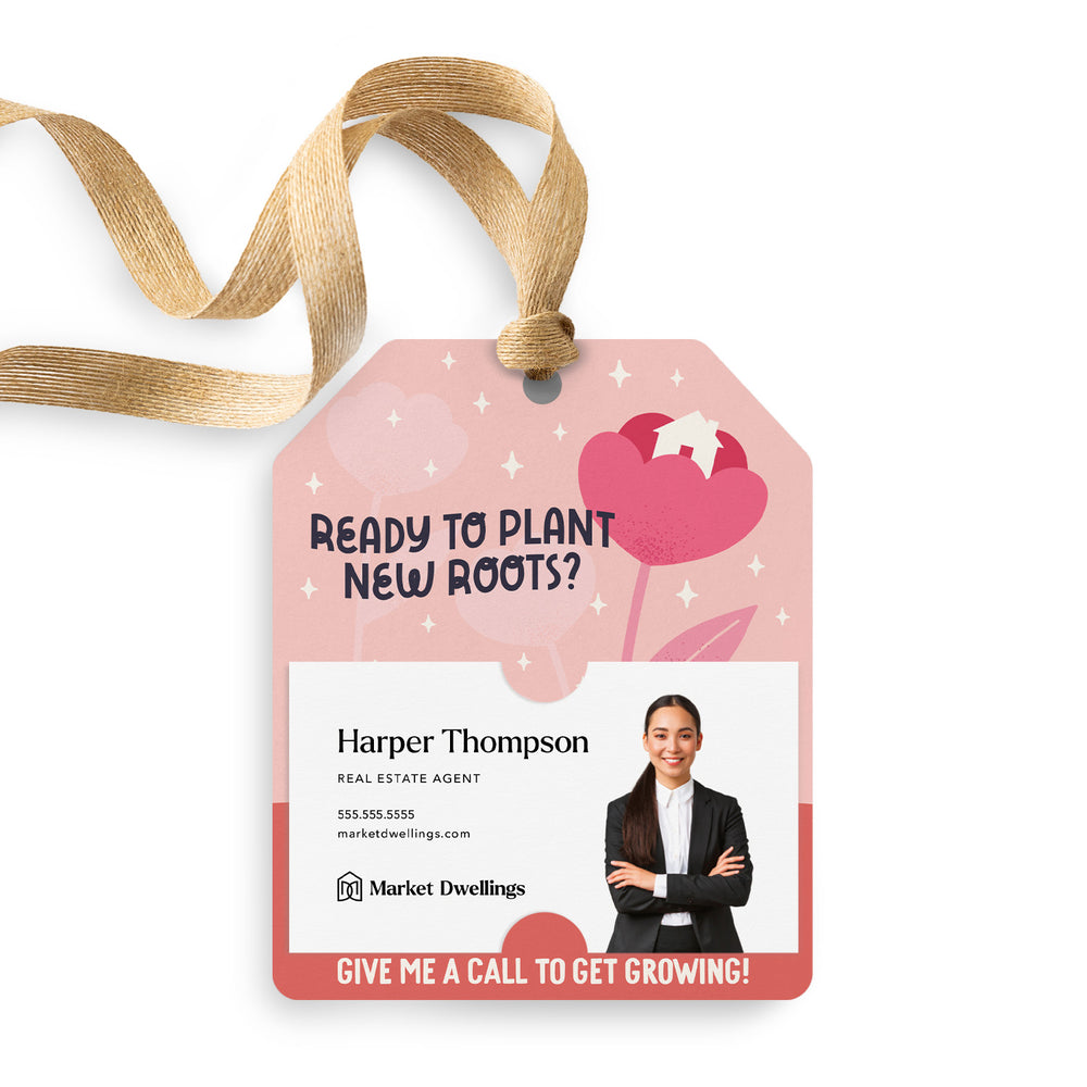 Ready To Plant New Roots? | Gift Tags Gift Tag Market Dwellings BLUSH 12