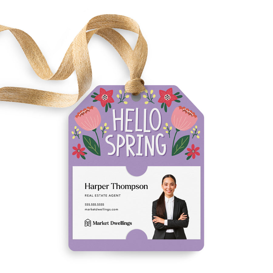 Hello Spring | Gift Tags Gift Tag Market Dwellings