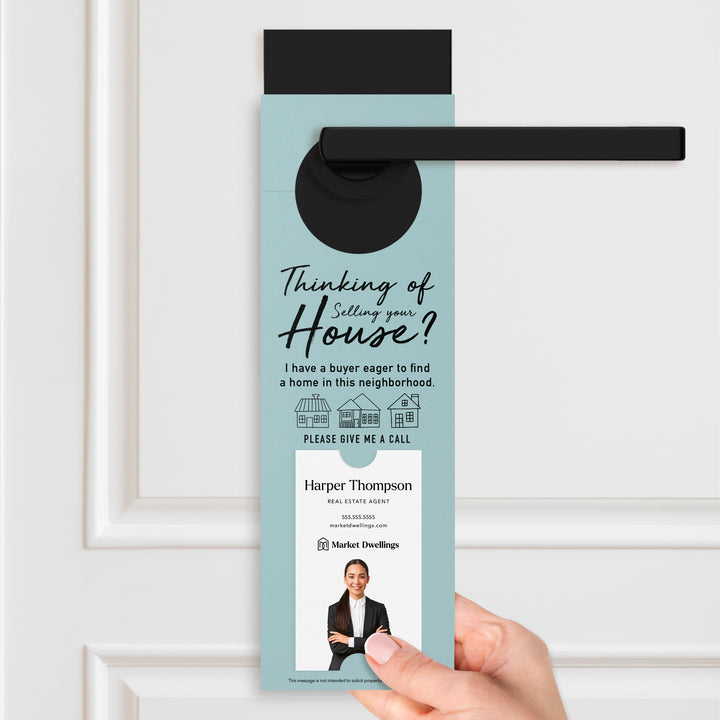 Vertical | Thinking of Selling? I Have a Buyer | Door Hangers | 19-DH005 Door Hanger Market Dwellings