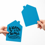 "Happy Home Anniversary" | Real Estate & Mortgage Greeting Cards with Envelopes Greeting Card Market Dwellings