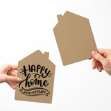 "Happy Home Anniversary" | Real Estate & Mortgage Greeting Cards with Envelopes Greeting Card Market Dwellings