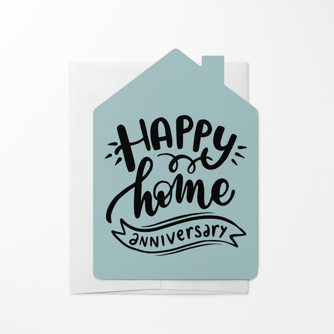 Set of "Happy Home Anniversary" Greeting Cards | Envelopes Included | 19-GC002