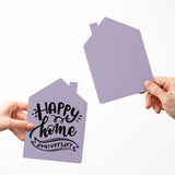 "Happy Home Anniversary" | Real Estate & Mortgage Greeting Cards with Envelopes Greeting Card Market Dwellings