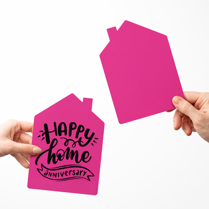 Set of "Happy Home Anniversary" Greeting Cards | Envelopes Included | 19-GC002