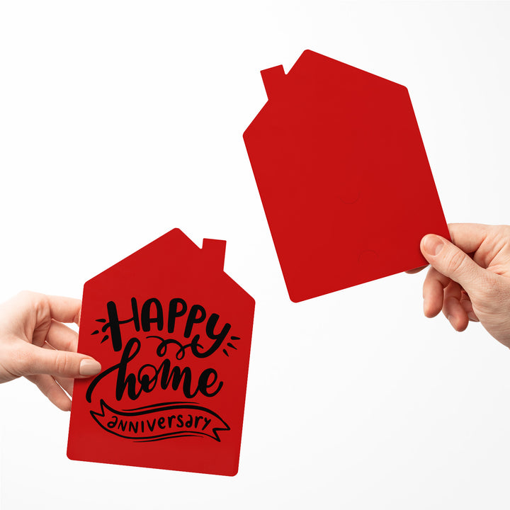 Set of "Happy Home Anniversary" Greeting Cards | Envelopes Included | 19-GC002