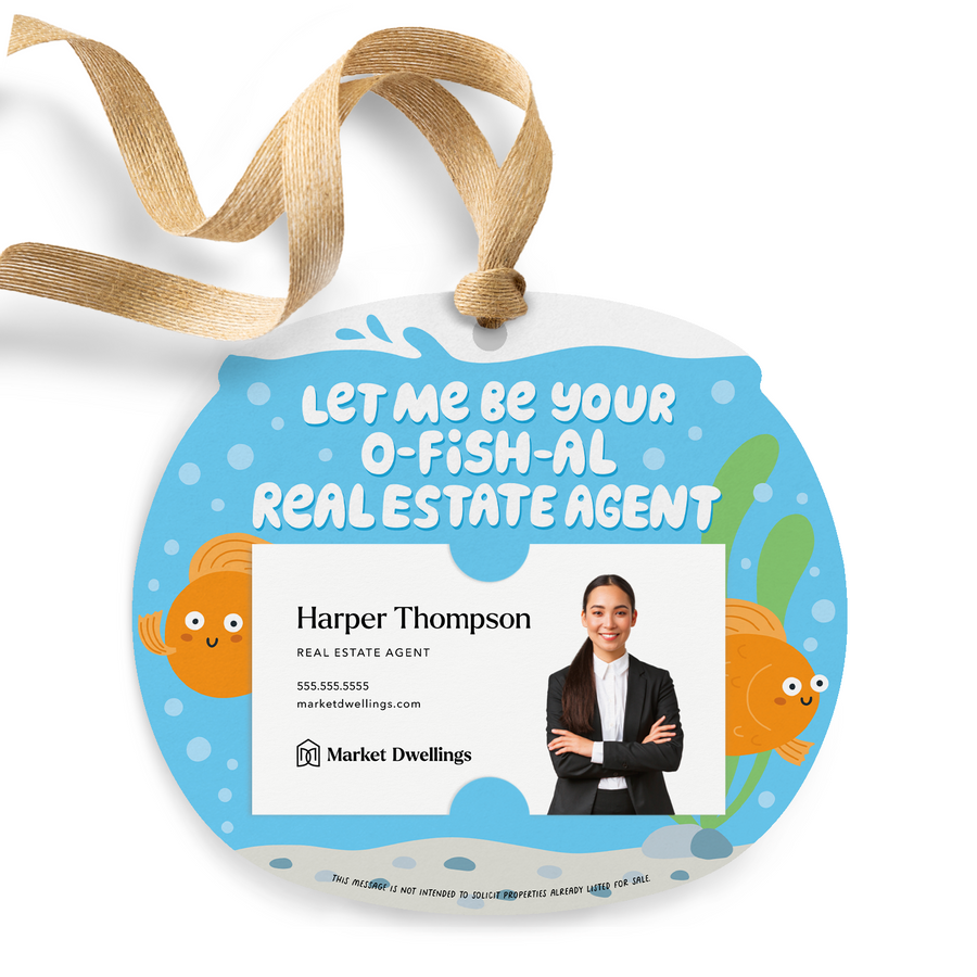 Let Me Be Your O-Fish-Al Real Estate Agent | Gift Tags Gift Tag Market Dwellings