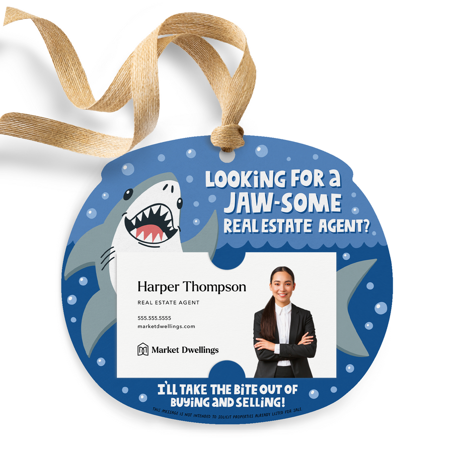 Looking For a Jaw-Some Real Estate Agent? | Gift Tags Gift Tag Market Dwellings