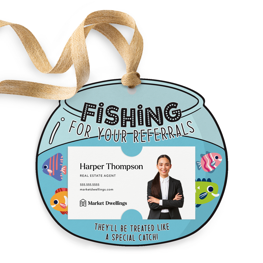 Fishing For Your Referrals | Gift Tags Gift Tag Market Dwellings