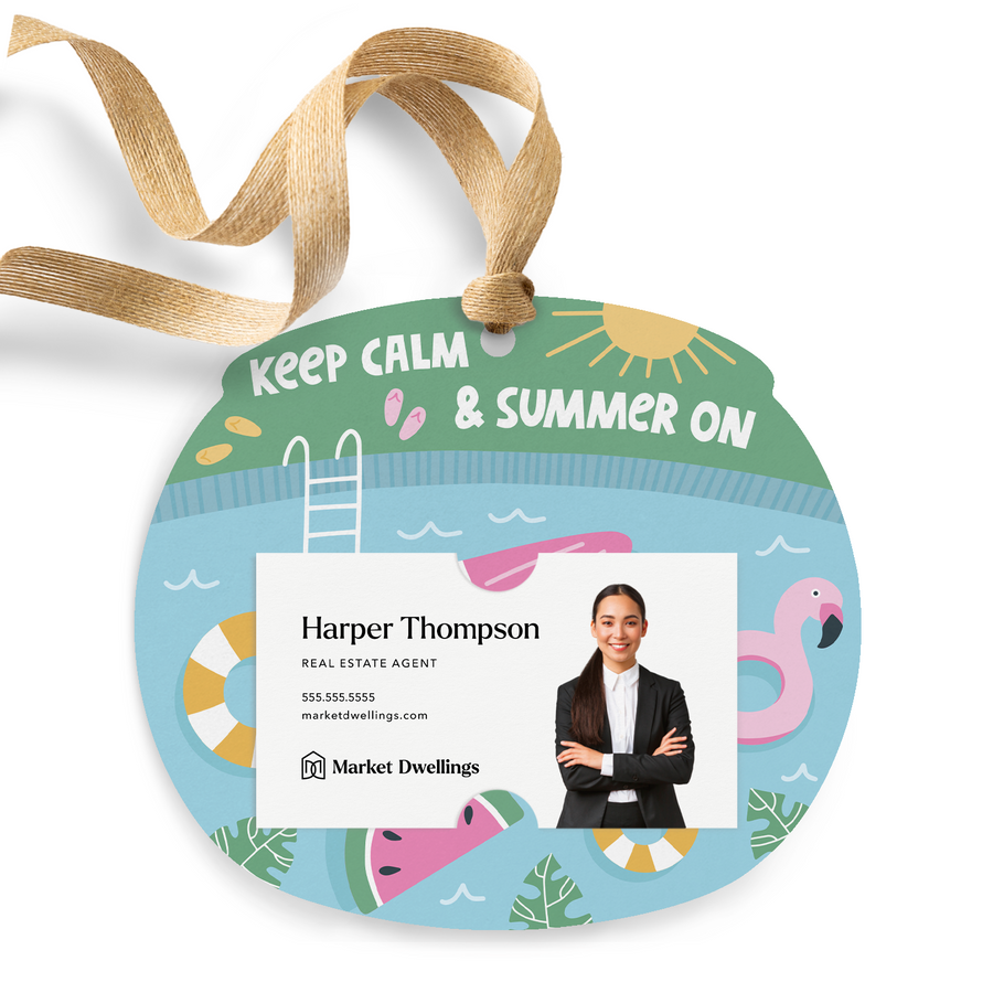 Keep Calm & Summer On | Gift Tags Gift Tag Market Dwellings