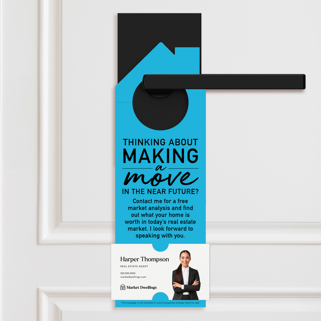 Thinking About Making A Move | Door Hanger | 2-DH002 Door Hanger Market Dwellings ARCTIC  