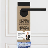 The Real Estate Market is Blooming | Seed Packet Door Hangers Season Door Hanger Market Dwellings KRAFT 10