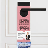 The Real Estate Market is Blooming | Seed Packet Door Hangers Season Door Hanger Market Dwellings