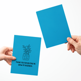 Thank You For Helping Me Grow My Business | Greeting Cards with Envelopes Greeting Card Market Dwellings