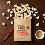 Just Popping By To Wish You A Merry Christmas | Treat Bags Bakery Bag Market Dwellings