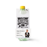 Welcome To Your Future Happy Place | Open House Bottle Hang Tags Bottle Tag Market Dwellings WHITE 10