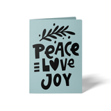 Peace Love Joy | Greeting Cards with Envelopes Greeting Card Market Dwellings