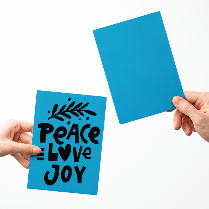 Peace Love Joy Greeting Cards | Envelopes Included Greeting Card Market Dwellings