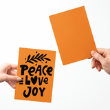 Peace Love Joy | Greeting Cards with Envelopes Greeting Card Market Dwellings