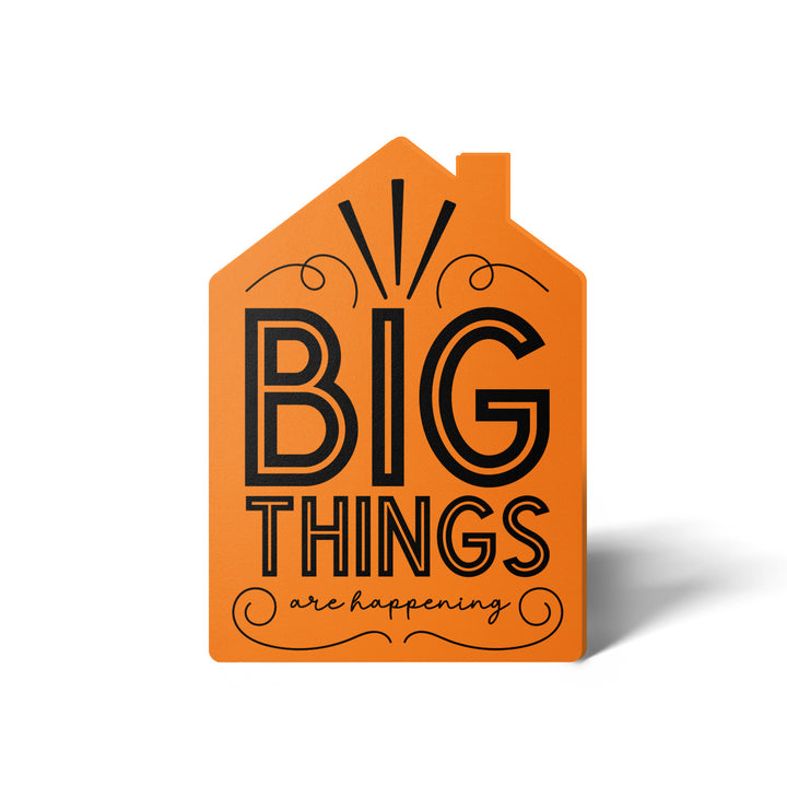 Set of "Big Things Are Happening" New Real Estate Agent Introduction Greeting Cards | Envelopes Included | 20-GC002 Greeting Card Market Dwellings CARROT