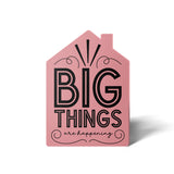 "Big Things Are Happening" New Real Estate Agent Introduction | Real Estate Greeting Cards with Envelopes Greeting Card Market Dwellings